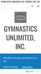 Mobile Screenshot of gymnasticsunlimitedus.com